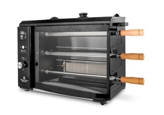 גריל שיפודים ברזילאי BRAZILIAN FLAME 3B (שחור)
